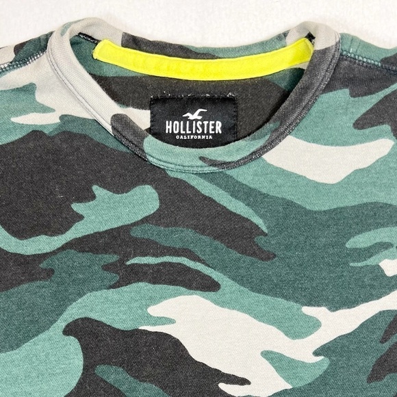 HOLLISTER Southern California Pacific Merchants Camo Pullover Sweatshirt Size XS - Picture 4 of 11